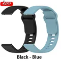Bracelet silicone 22 mm pour Redmi Watch 5 Active/Lite – Couleur du bracelet Black - Blue