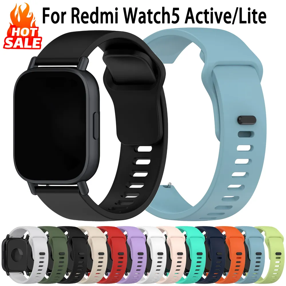 Bracelet silicone 22 mm pour Redmi Watch 5 Active/Lite