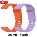 Bracelet silicone 22 mm pour Redmi Watch 5 Active/Lite – Couleur du bracelet Orange - Purple