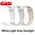 Bracelet silicone 22 mm pour Redmi Watch 5 Active/Lite – Couleur du bracelet White-Gray-S