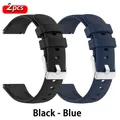 Bracelet silicone 22 mm pour Redmi Watch 5 – Couleur du bracelet Black - Blue