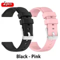 Bracelet silicone 22 mm pour Redmi Watch 5 – Couleur du bracelet Black - Pink