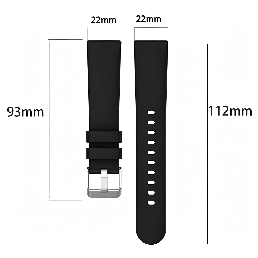 Bracelet silicone 22 mm pour Redmi Watch 5