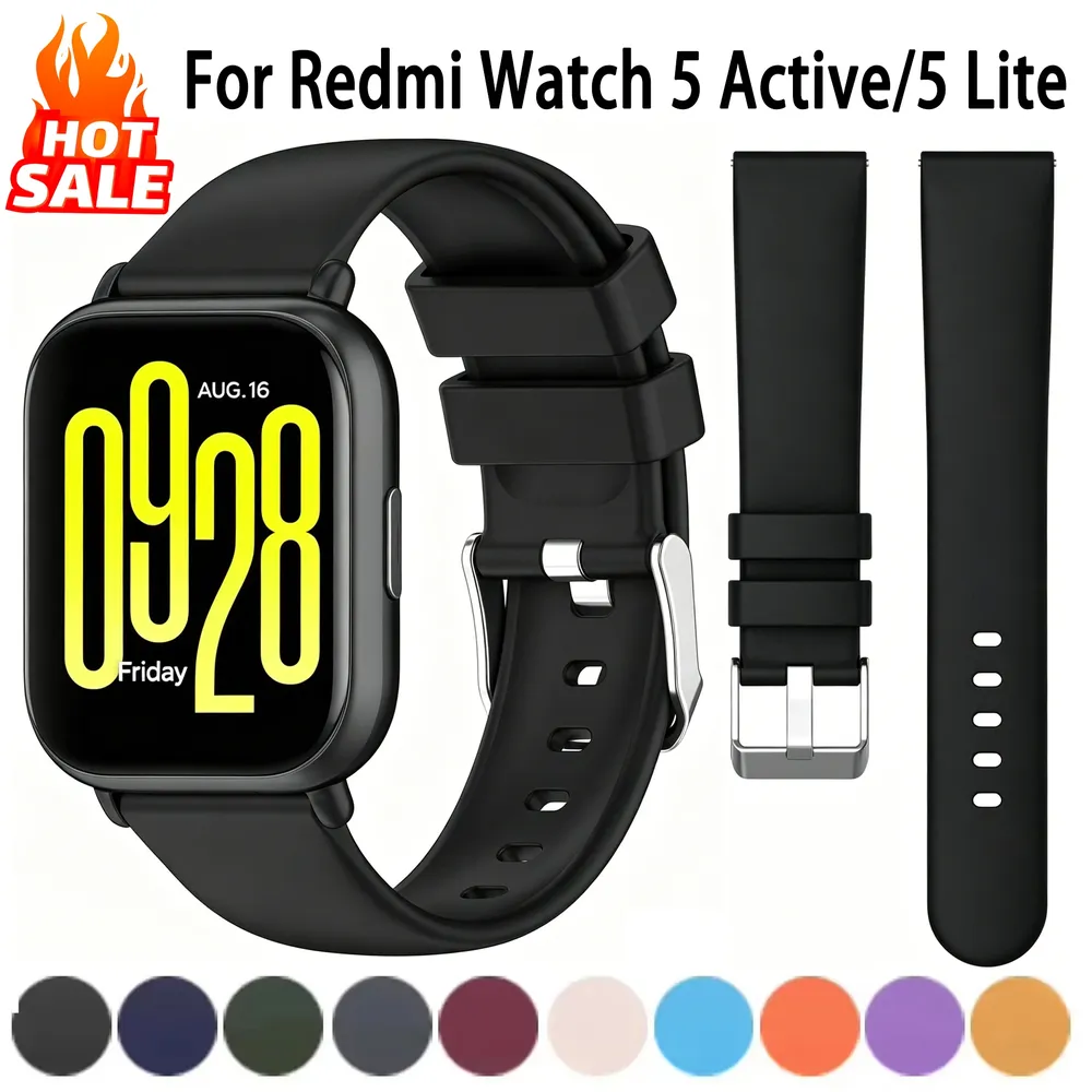 Bracelet silicone 22 mm pour Redmi Watch 5
