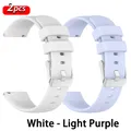 Bracelet silicone 22 mm pour Redmi Watch 5 – Couleur du bracelet White - Light Purple