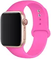 Bracelet silicone Apple Watch 38 à 49 mm sport – Couleur du bracelet Barbie powder