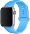 Bracelet silicone Apple Watch 38 à 49 mm sport – Couleur du bracelet Blue