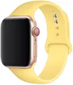 Bracelet silicone Apple Watch 38 à 49 mm sport – Couleur du bracelet Canary Yellow