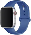 Bracelet silicone Apple Watch 38 à 49 mm sport – Couleur du bracelet Delft Blue