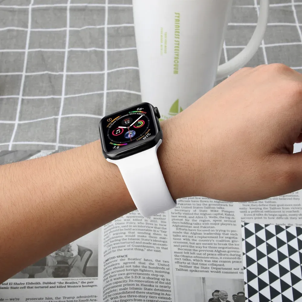 Bracelet silicone Apple Watch 38 à 49 mm sport