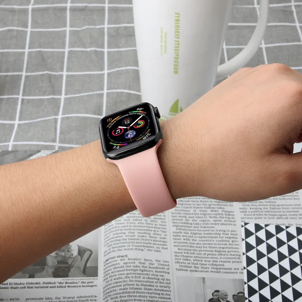 Bracelet silicone Apple Watch 38 à 49 mm sport