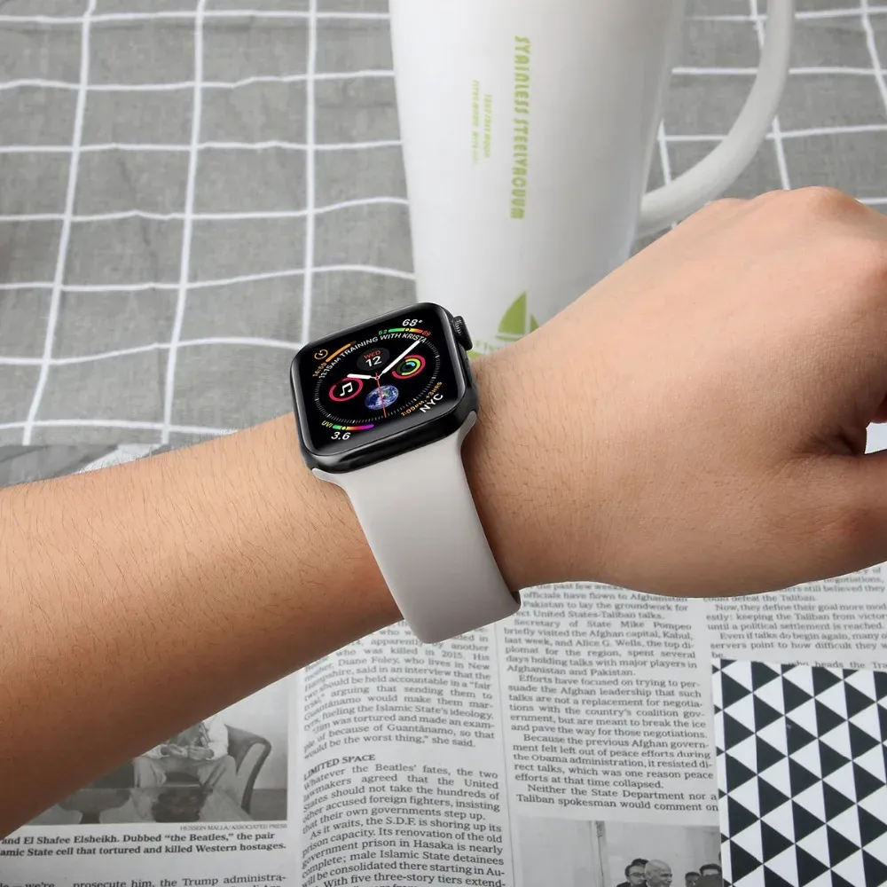 Bracelet silicone Apple Watch 38 à 49 mm sport