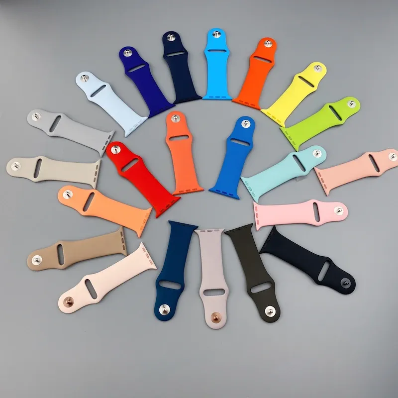 Bracelet silicone Apple Watch 38 à 49 mm sport