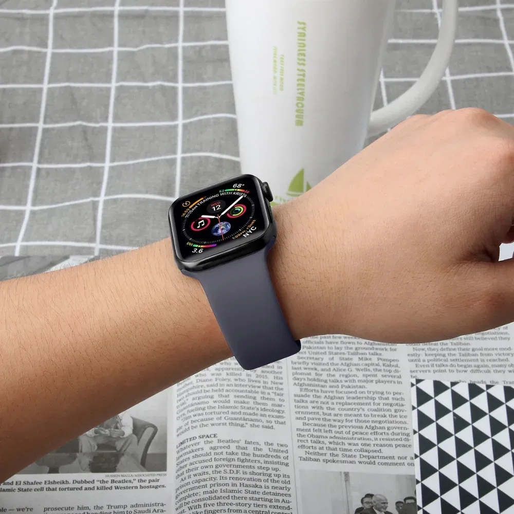 Bracelet silicone Apple Watch 38 à 49 mm sport