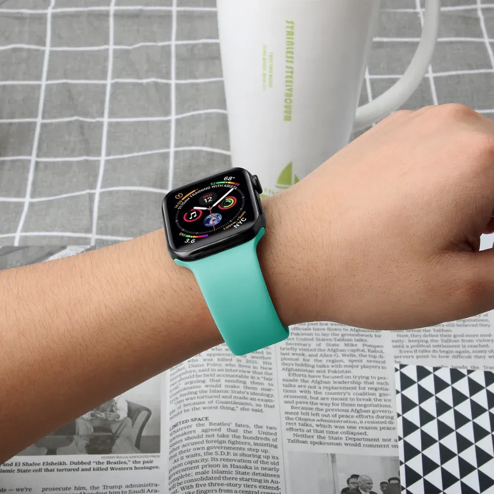 Bracelet silicone Apple Watch 38 à 49 mm sport