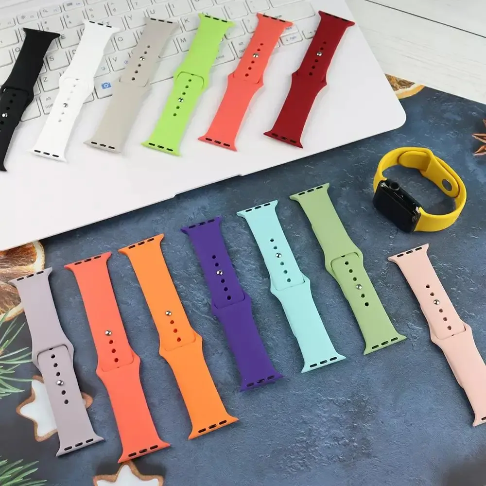 Bracelet silicone Apple Watch 38 à 49 mm sport