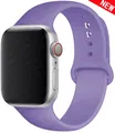 Bracelet silicone Apple Watch 38 à 49 mm sport – Couleur du bracelet english lavender
