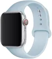 Bracelet silicone Apple Watch 38 à 49 mm sport – Couleur du bracelet Fog Blue