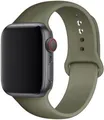 Bracelet silicone Apple Watch 38 à 49 mm sport – Couleur du bracelet Khaki