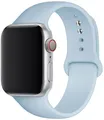 Bracelet silicone Apple Watch 38 à 49 mm sport – Couleur du bracelet light blue