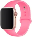 Bracelet silicone Apple Watch 38 à 49 mm sport – Couleur du bracelet Light Pink