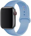 Bracelet silicone Apple Watch 38 à 49 mm sport – Couleur du bracelet Linen Blue