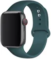Bracelet silicone Apple Watch 38 à 49 mm sport – Couleur du bracelet mallard green