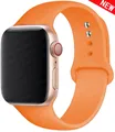 Bracelet silicone Apple Watch 38 à 49 mm sport – Couleur du bracelet Marigold