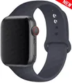 Bracelet silicone Apple Watch 38 à 49 mm sport – Couleur du bracelet midnight
