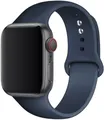 Bracelet silicone Apple Watch 38 à 49 mm sport – Couleur du bracelet Midnight Blue