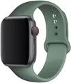 Bracelet silicone Apple Watch 38 à 49 mm sport – Couleur du bracelet Pine Green