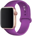 Bracelet silicone Apple Watch 38 à 49 mm sport – Couleur du bracelet Purple
