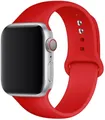 Bracelet silicone Apple Watch 38 à 49 mm sport – Couleur du bracelet Red