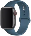 Bracelet silicone Apple Watch 38 à 49 mm sport – Couleur du bracelet Storm blue