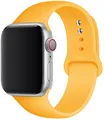 Bracelet silicone Apple Watch 38 à 49 mm sport – Couleur du bracelet sunshine