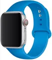 Bracelet silicone Apple Watch 38 à 49 mm sport – Couleur du bracelet Wave blue