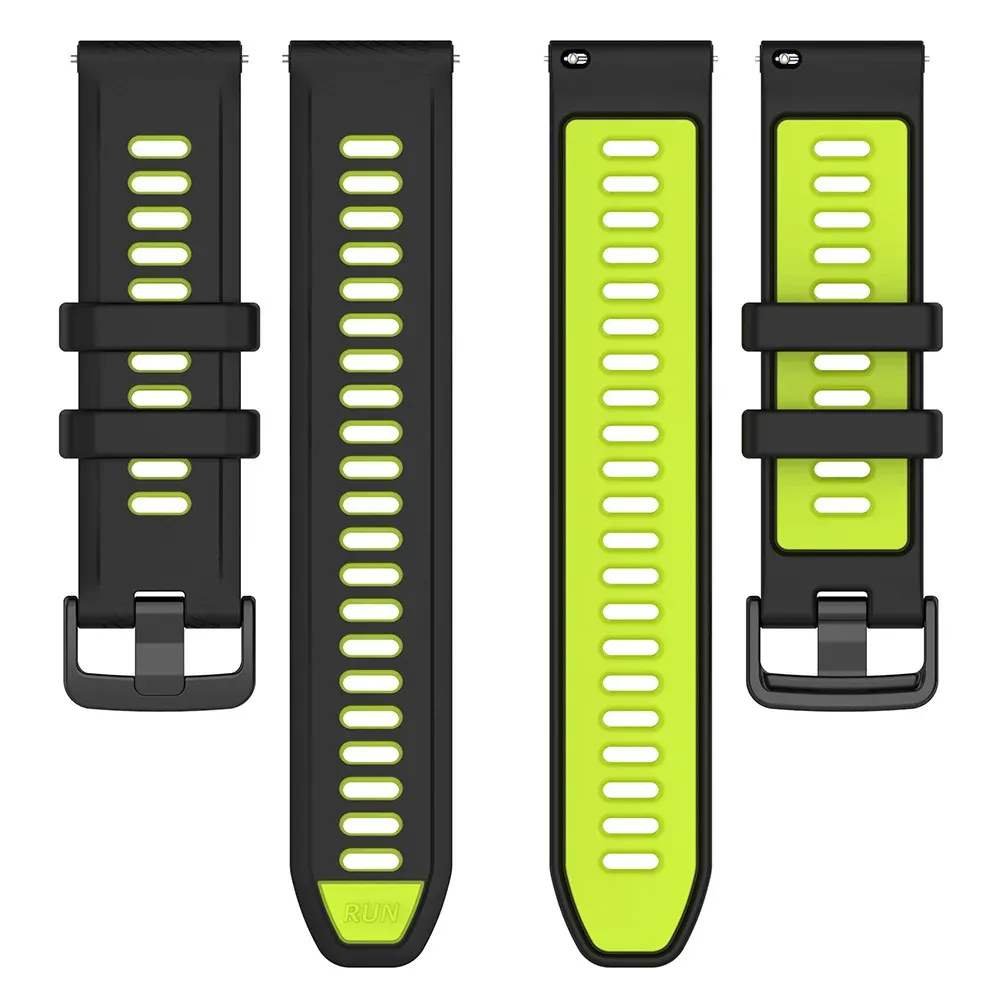 Bracelet silicone bicolore 18 à 22 mm Garmin