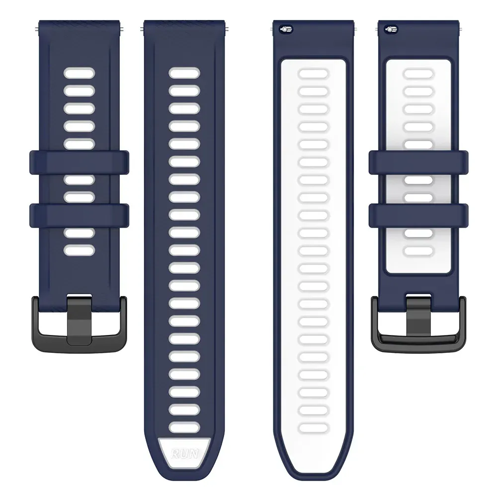 Bracelet silicone bicolore 18 à 22 mm Garmin