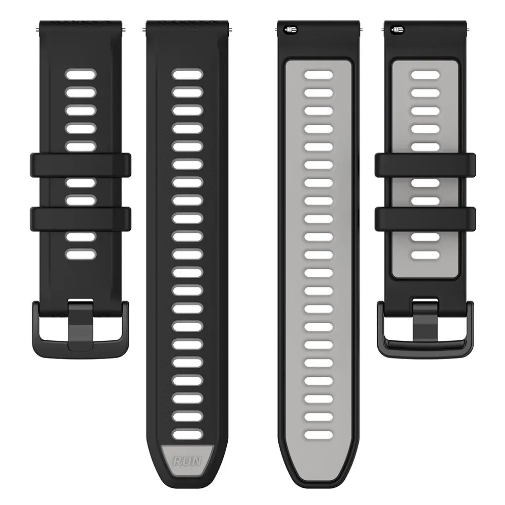Bracelet silicone bicolore 18 à 22 mm Garmin