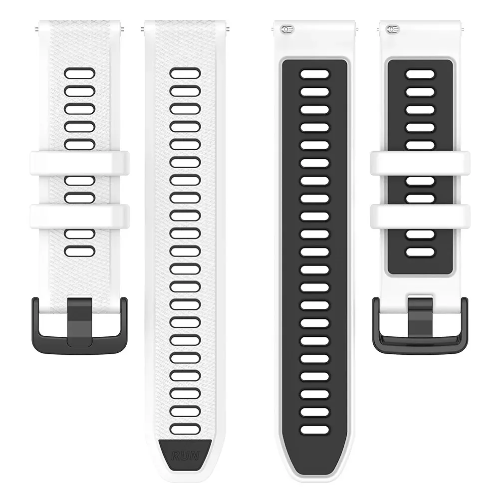 Bracelet silicone bicolore 18 à 22 mm Garmin