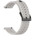 Bracelet silicone bicolore 22 mm Suunto – Couleur du bracelet BLEU BLANC (10)