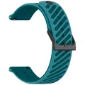 Bracelet silicone bicolore 22 mm Suunto – Couleur du bracelet BLEU ROSE (04)