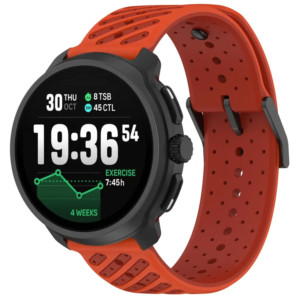 Bracelet silicone bicolore 22 mm Suunto