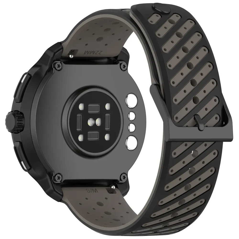 Bracelet silicone bicolore 22 mm Suunto