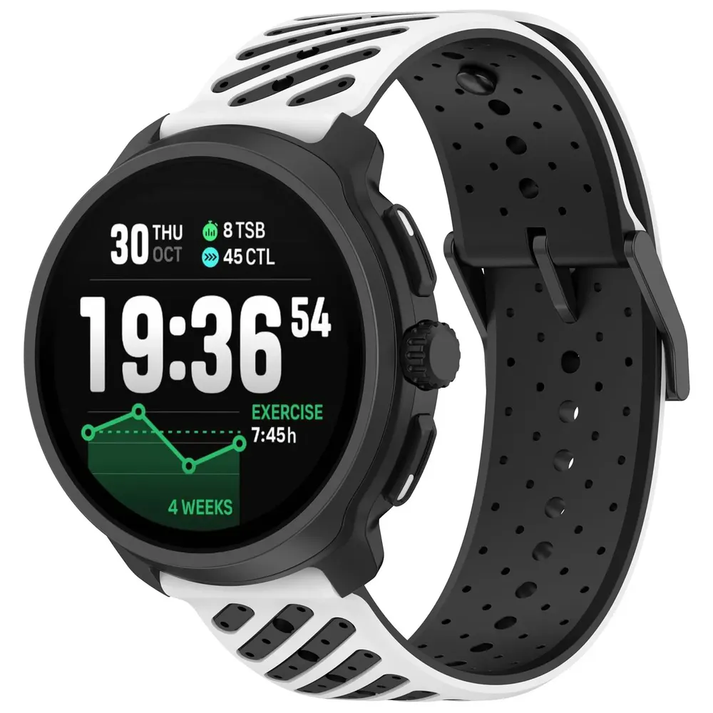 Bracelet silicone bicolore 22 mm Suunto