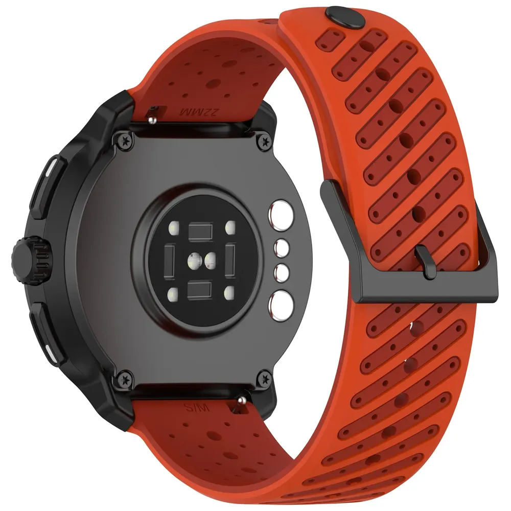 Bracelet silicone bicolore 22 mm Suunto