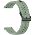 Bracelet silicone bicolore 22 mm Suunto – Couleur du bracelet noir de charbon (02)