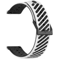 Bracelet silicone bicolore 22 mm Suunto – Couleur du bracelet Vert bleu (01)