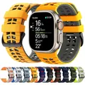 Bracelet silicone bicolore 44 à 49 mm Apple Watch – 1