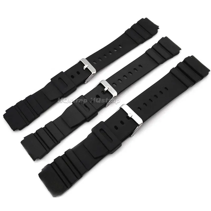 Bracelet silicone caoutchouc 18 à 28 mm sport étanche